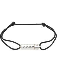 Le Gramme - Cable Guilloche Cord 'Le 7G' Bracelet - Lyst