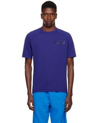 3 MONCLER GRENOBLE - Blue 'day-namic' Long Sleeve T-shirt - Lyst