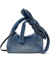 Marc Jacobs - 'The Bow Denim Mini Sack' Bag - Lyst