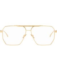 Bottega Veneta - Classic Aviator Glasses - Lyst