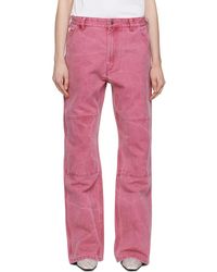 Acne Studios コントラスト トラウザーズ ブラック | Lyst