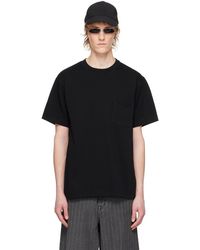 N. Hoolywood - Patch Pocket T-Shirt - Lyst