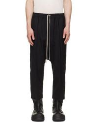 Rick Owens - Tower Drawstring Cropped Trousers - Lyst