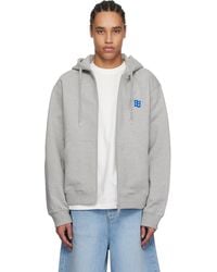 Adererror - グレー Significant Trs Tag Zip-Up 01 フーディ - Lyst