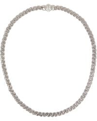 Emanuele Bicocchi - Flat Diamond Braided Necklace - Lyst