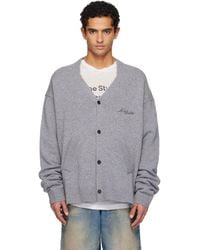 Acne Studios - Wool V-Neck Cardigan - Lyst