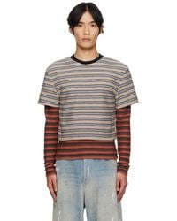 ANDERSSON BELL - Stripe Ls T-Shirt - Lyst