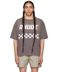 Rhude - Gray 'off Road' T-shirt - Lyst