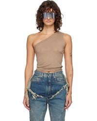 Rick Owens - Taupe Temple Sl Ziggy Top - Lyst