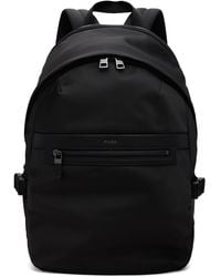 HUGO - Twill Logo Lettering Backpack - Lyst