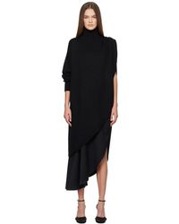 Alaïa - Asymmetric Knit Cape Top - Lyst