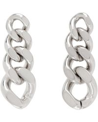 Jil Sander - Curb Chain Earrings - Lyst