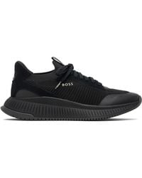 BOSS - Ttnm Evo Knitted Upper Sneakers - Lyst