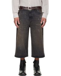 Our Legacy - Capri Cut Denim Shorts - Lyst