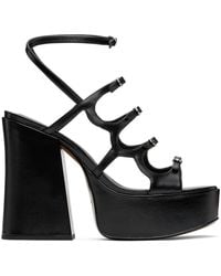 Marc Jacobs - ブラック 'The Kiki Platform' ヒールサンダル - Lyst