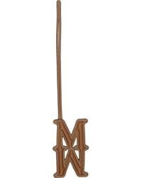 Max Mara - Leather Monogram Keychain - Lyst
