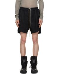 Rick Owens - Tower Rick S Boxers Suede Shorts - Lyst