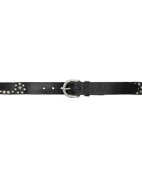 Our Legacy - Ceinture Noire À Clous À Motif Star Fall - Lyst