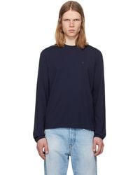 Acne Studios - Regular Fit Long Sleeve T-Shirt - Lyst