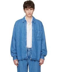 Won Hundred - Zayne Denim Zip Shirt - Lyst