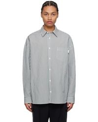 Juun.J - ホワイト&ーン ストライプ シャツ - Lyst