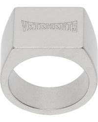Vetements - Boxing Logo Signet Ring - Lyst