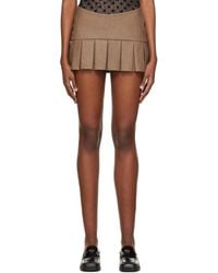MISBHV - Trinity School Faux-leather Miniskirt - Lyst