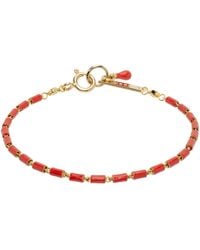 Isabel Marant - Gold & Orange Casablanca Bracelet - Lyst