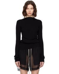 Rick Owens - Concordians Ribbed Knit Babel Sweater - Lyst