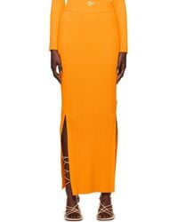 Dion Lee - Yellow Gradient Maxi Skirt - Lyst