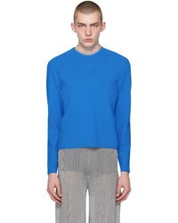 Marine Serre - Blue Core Knit Sweater - Lyst