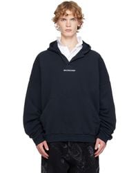 Balenciaga - Back Polo Hoodie - Lyst