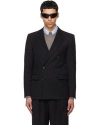 Tonywack - Wool Double-Breasted Tailored Blazer - Lyst