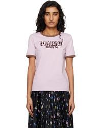 Marni - Flock Print Jersey T-Shirt - Lyst