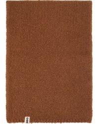 Cordera - Écharpe brune en tricot brossé - Lyst