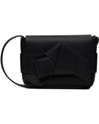 Acne Studios - Mini sac à bandoulière noir à nœud musubi - Lyst
