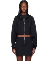 Palm Angels - Neoprene Cropped Track Jacket - Lyst