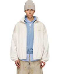 Acne Studios - Off- Logo Zipper Jacket - Lyst