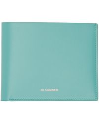 Jil Sander - Blue Pocket Wallet - Lyst