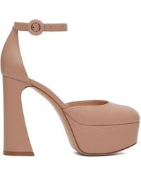 Gianvito Rossi - Pink Holly D'orsay Heels - Lyst