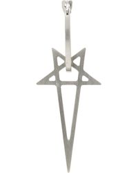 Rick Owens - Pentagram Earring - Lyst