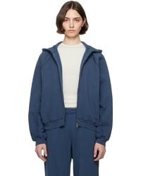 Skims - French Terry Relaxed Zip Up Hoodie - Lyst