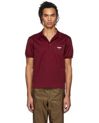 prada polo red logo