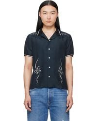 Acne Studios - Embroidered Button-Up Shirt - Lyst
