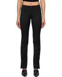 Filippa K - Black Slim Zip Trousers - Lyst