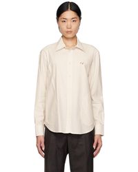 Paul Smith - Off-white Commission Edition Embroidered Shirt - Lyst