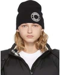 womens burberry beanie