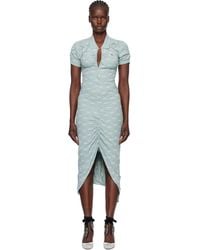 Vivienne Westwood - Printed Piquet Pulling Midi Dress - Lyst