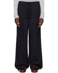Dries Van Noten - Cotton Drawstring Cargo Pants - Lyst