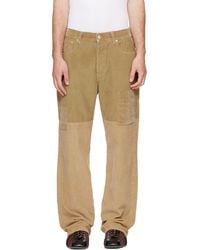 Wales Bonner - Tan Sissoo Trousers - Lyst